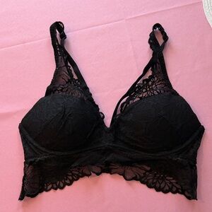 PINK Victoria's Secret Black Lace Bra